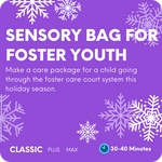 Holiday Sensory Bag for Foster Youth (Available October 1st - December 15th)
