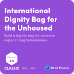 International Dignity Bag for the Unhoused 4.0