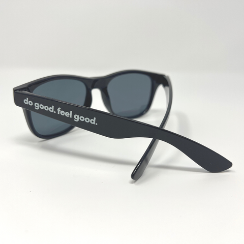 Do Good. Feel Good. Sunglasses (Black)