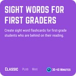 Medtronic Sight Words for First Graders